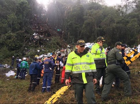 巴西足球队坠机事故6人遇难